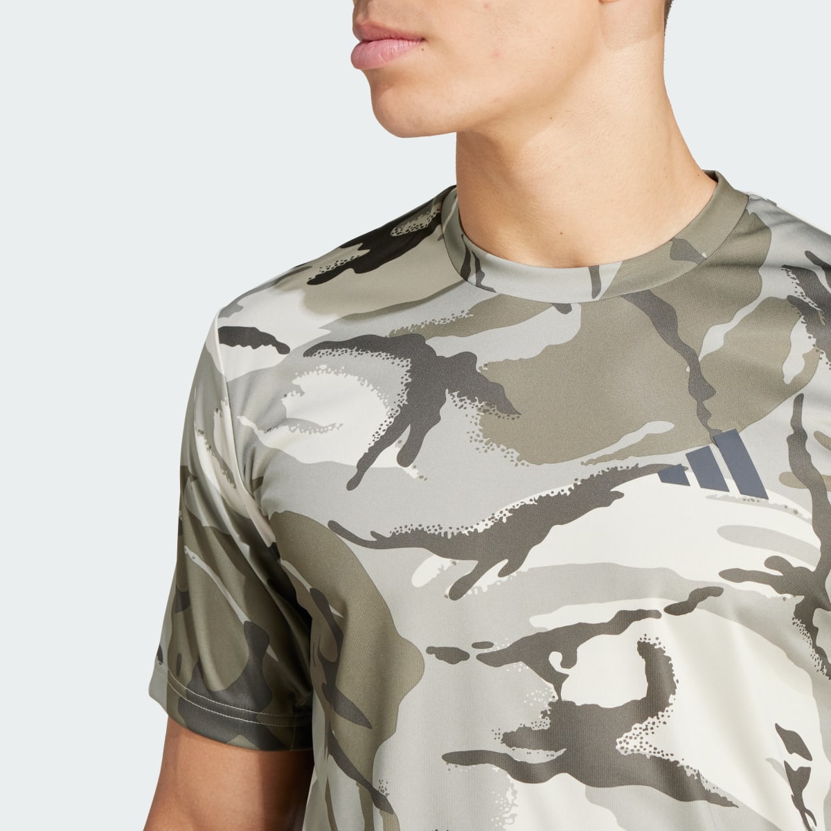 Adidas Train Essentials Seasonal Camo Tee. 6