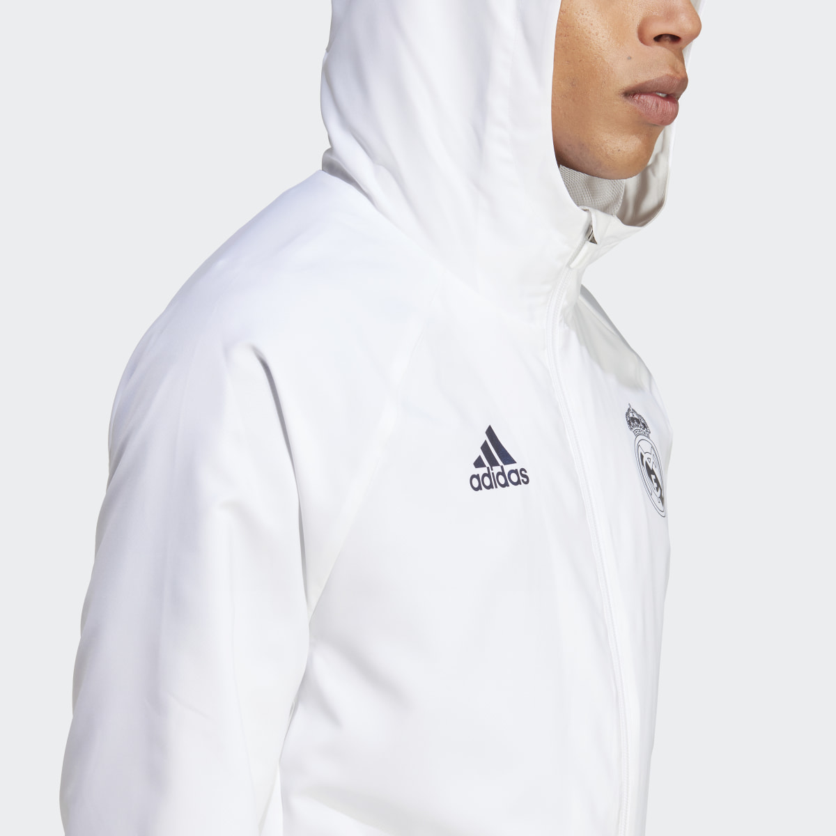 Adidas Real Madrid Graphic Windbreaker. 9