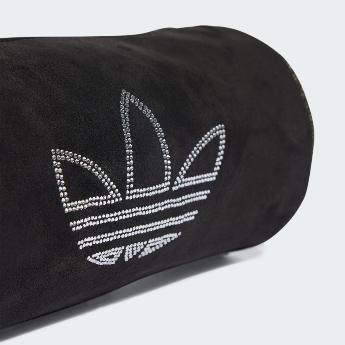 Adidas Rhinestones Fake Suede Mini Duffel Bag. 7
