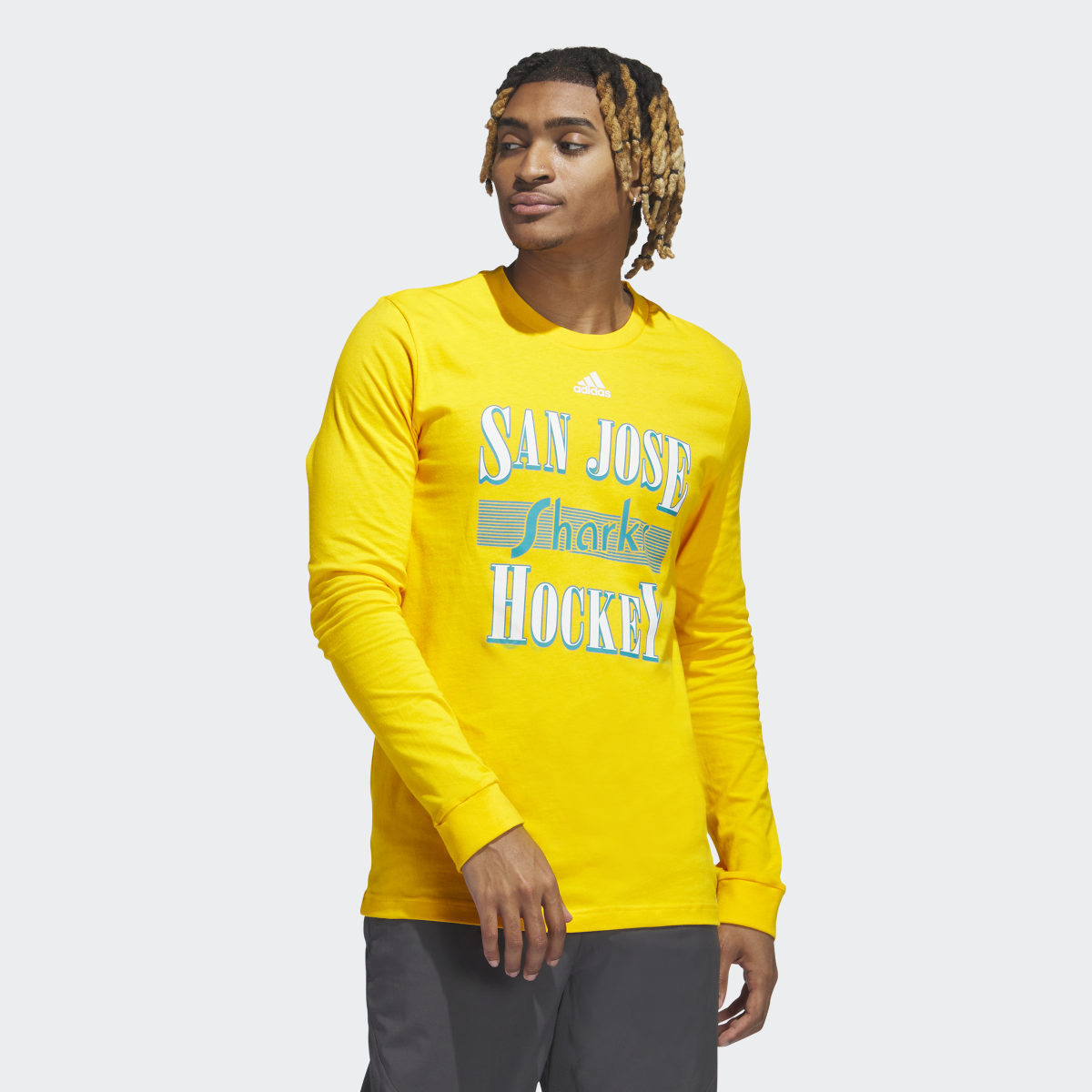 Adidas Sharks Playmaker Long Sleeve Tee HS0346