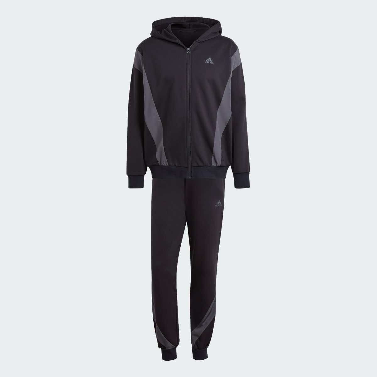 Adidas Sportswear Fleece Hooded Track Suit. 5