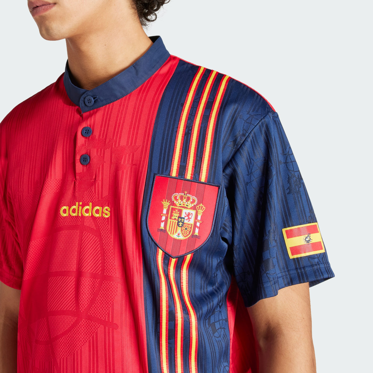 Adidas Spain 1996 Home Jersey. 7