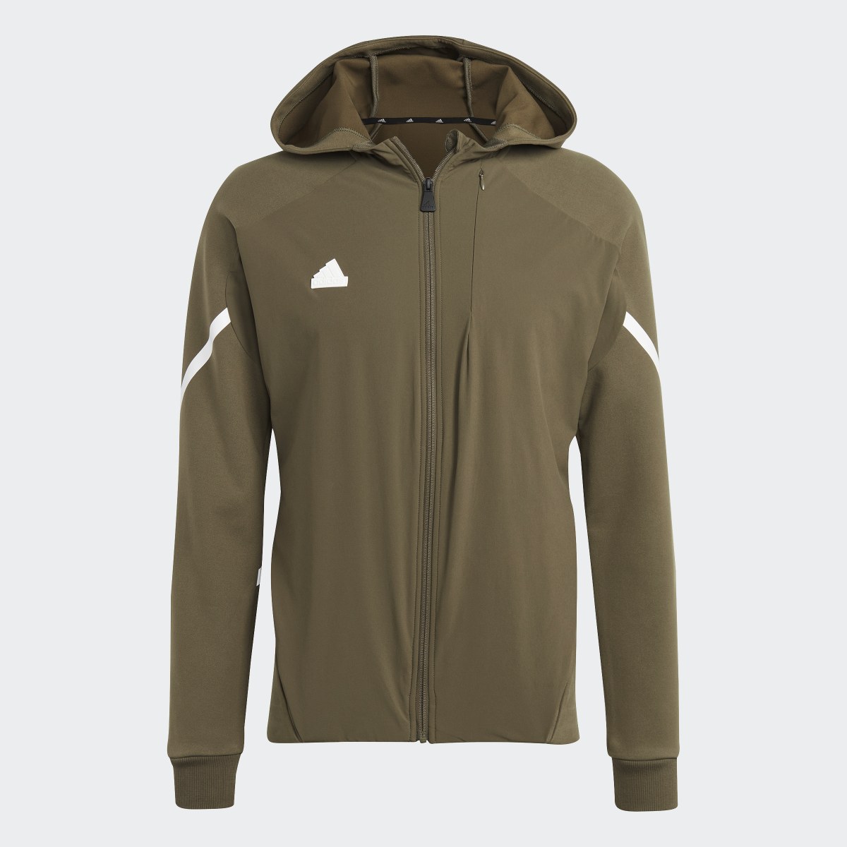 Adidas Designed 4 Gameday Premium Full-Zip Kapüşonlu Üst. 5