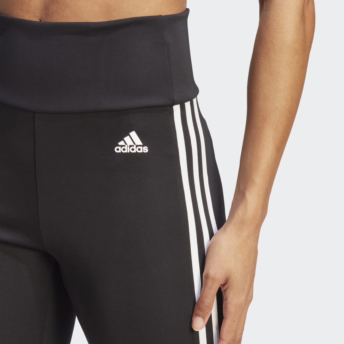 Adidas Leggings 3/4 de Cintura Subida 3-Stripes Designed To Move. 7