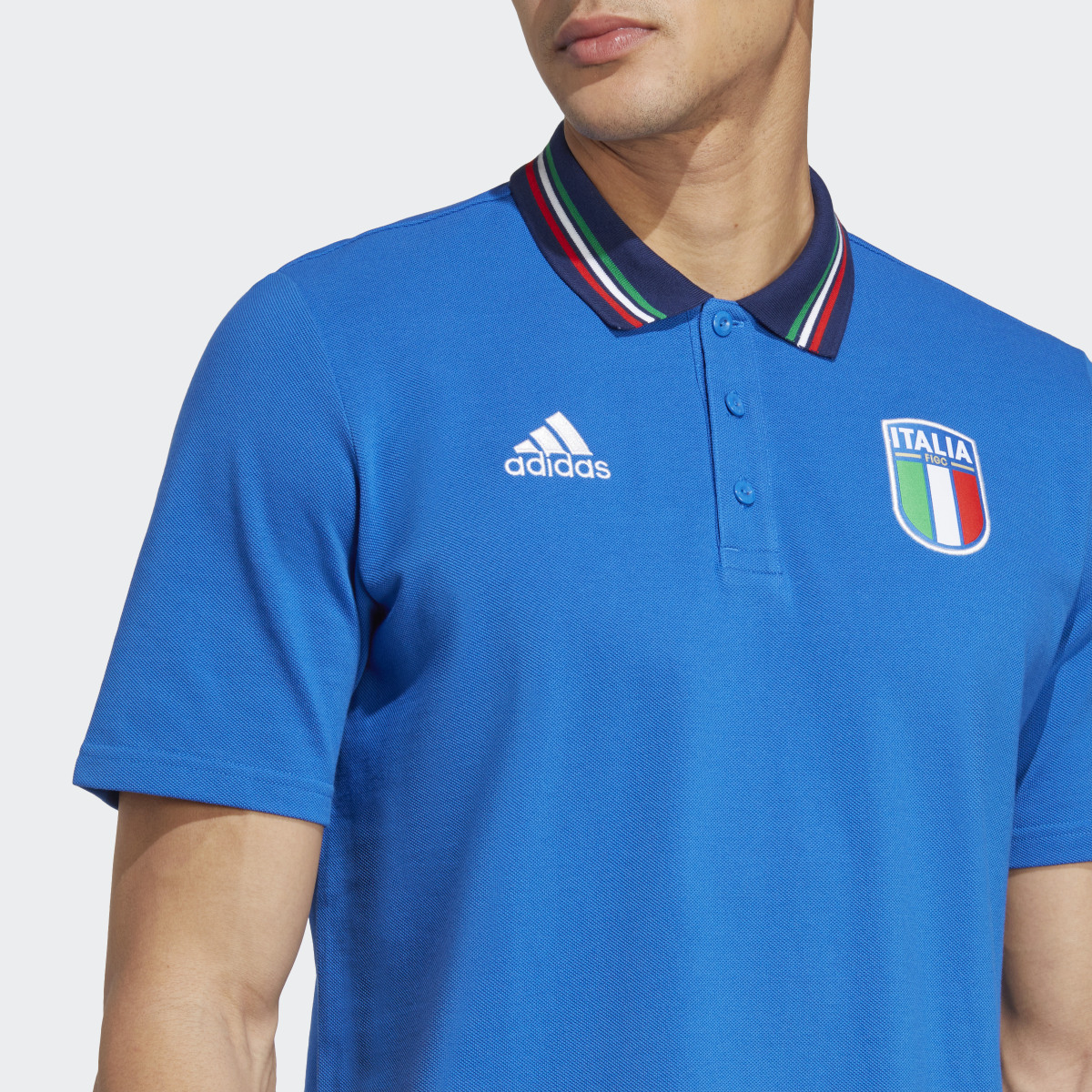 Adidas Playera Polo Italia. 7