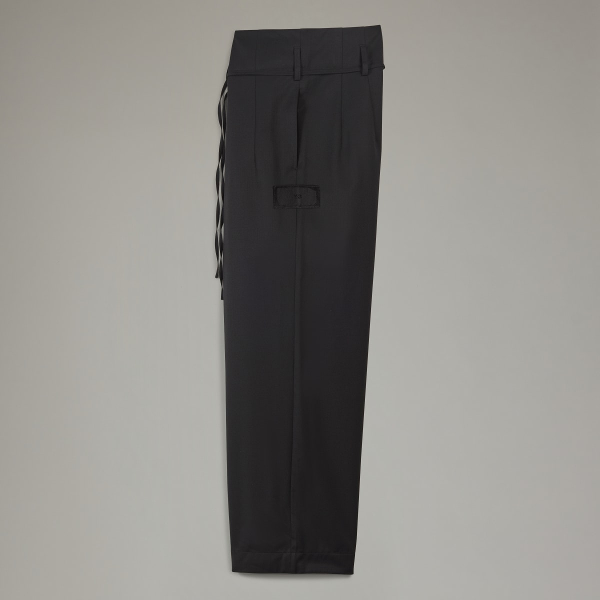 Adidas Y-3 Refined Wool Wide-Leg Pants. 5