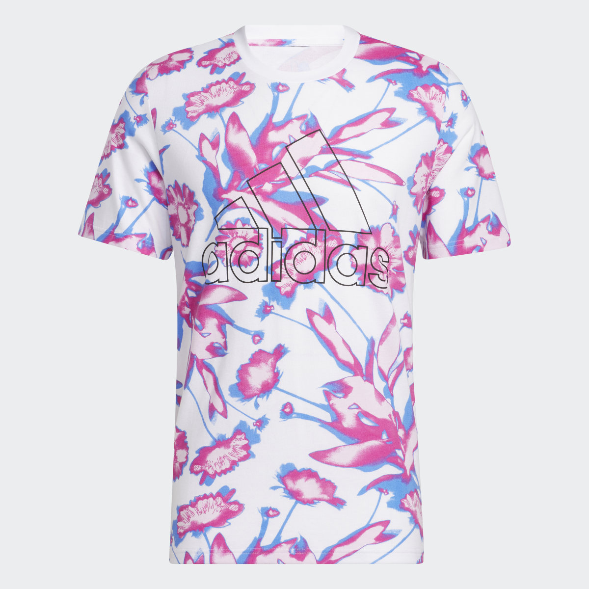 Adidas Playera Estampada Bloom (Unisex). 5