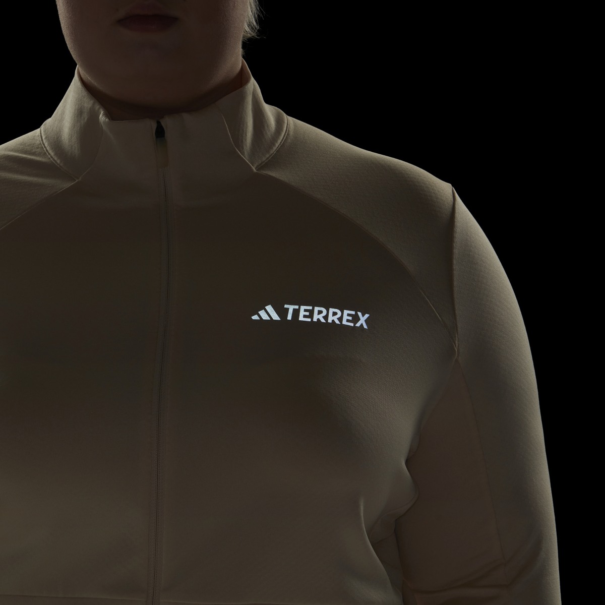 Adidas Terrex Multi Full-Zip Fleece Jacket (Plus Size). 7