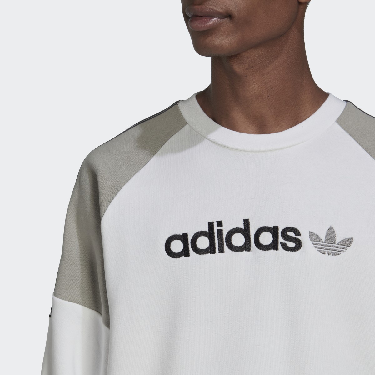 Adidas Tape Fleece Crew Sweatshirt. 6