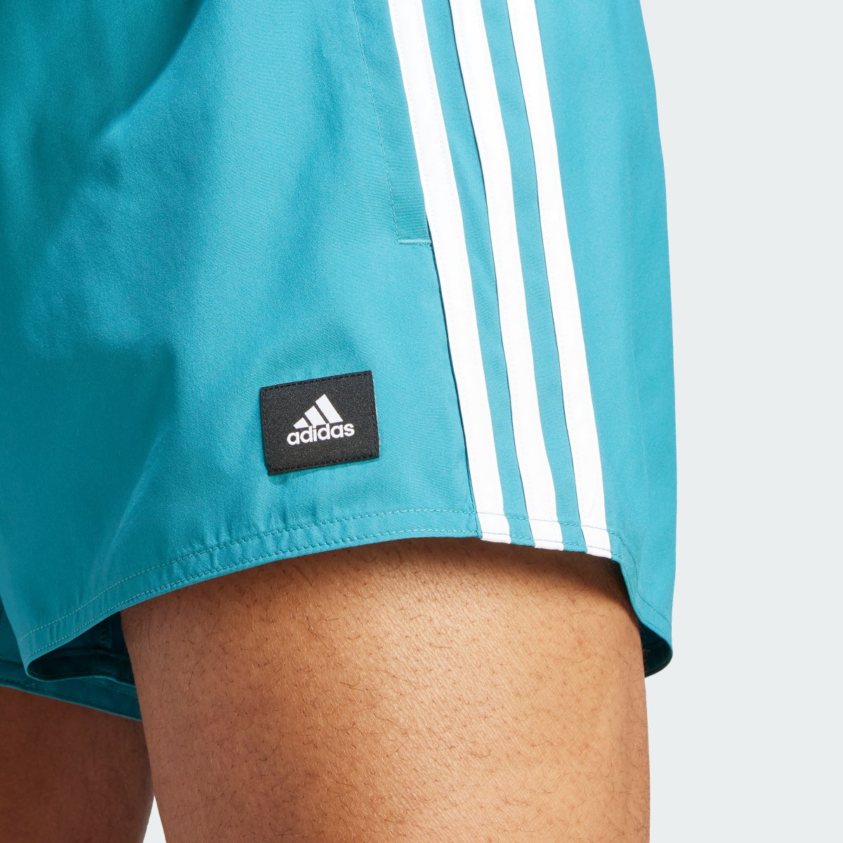 Adidas 3-Stripes CLX Swim Shorts. 7