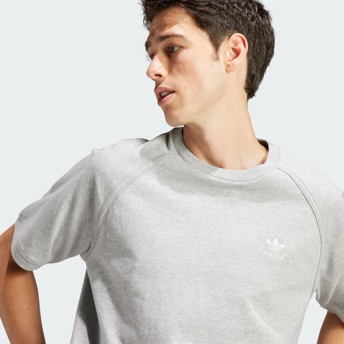 Adidas Essentials+ Trefoil T-Shirt. 6