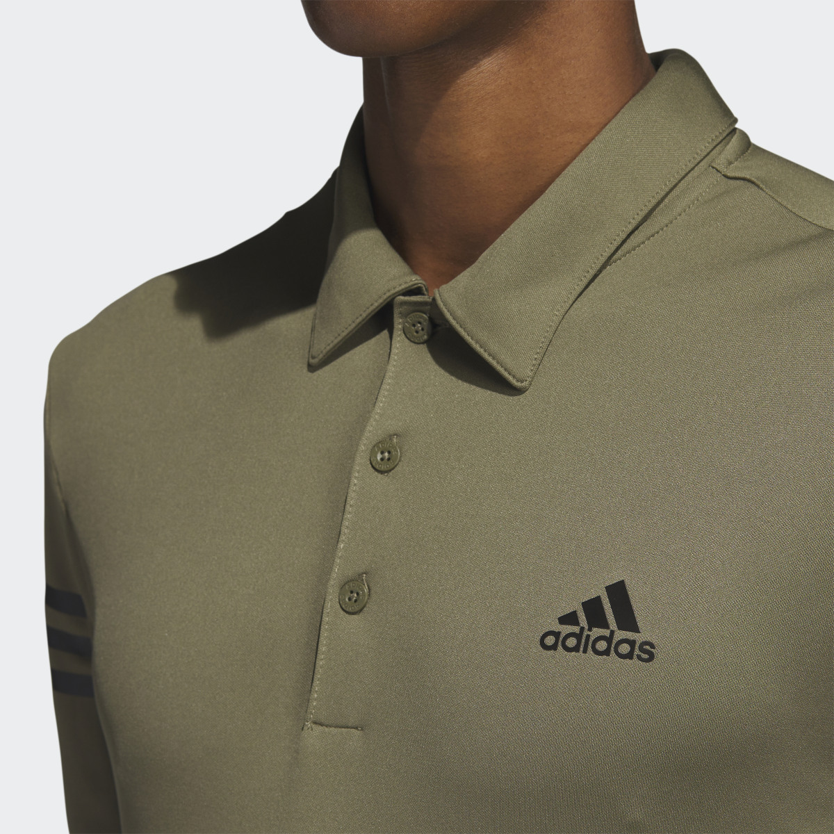 Adidas 3-Stripes Polo Shirt. 6