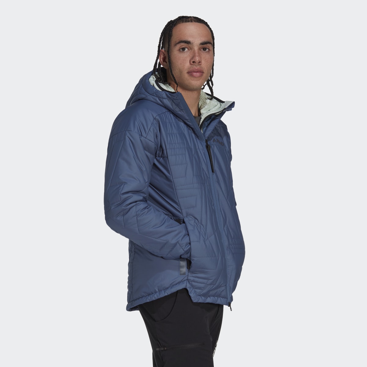 Adidas Chaqueta acolchada con capucha Terrex MYSHELTER PrimaLoft. 4