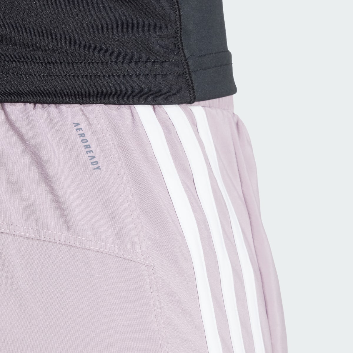 Adidas Pacer Training 3-Stripes Woven High-Rise Shorts. 7