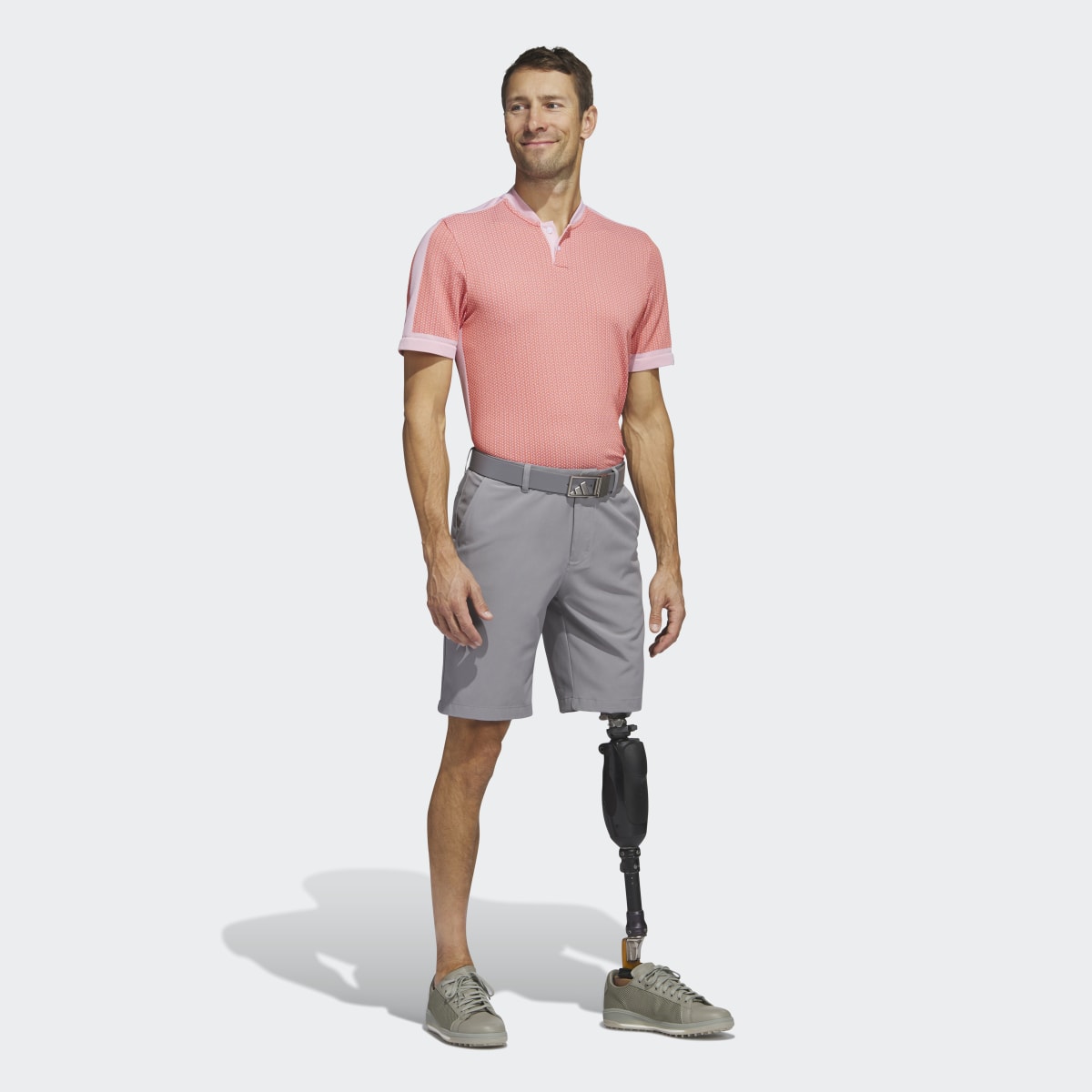 Adidas Ultimate365 Tour Textured PRIMEKNIT Golf Poloshirt. 4