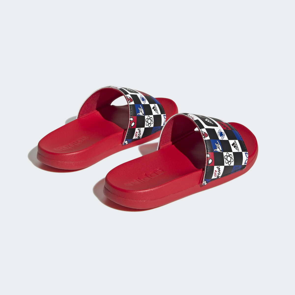 Adidas x Disney adilette Comfort Spider-Man Slides. 6