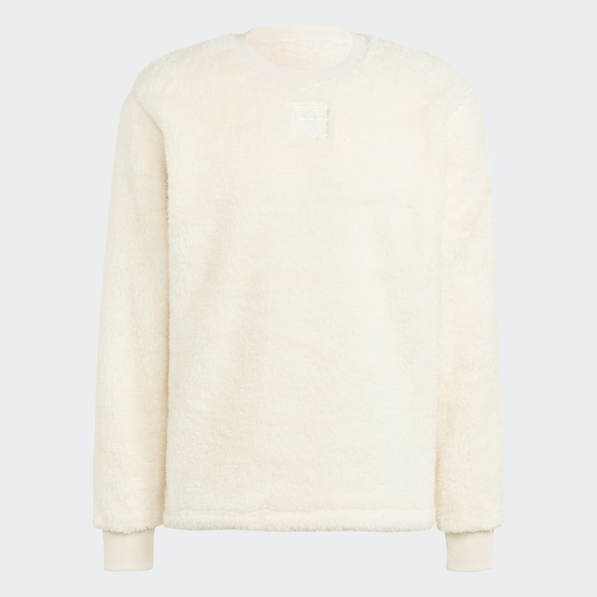 Adidas Essentials+ Fluffy Fleece Crew Sweatshirt. 6