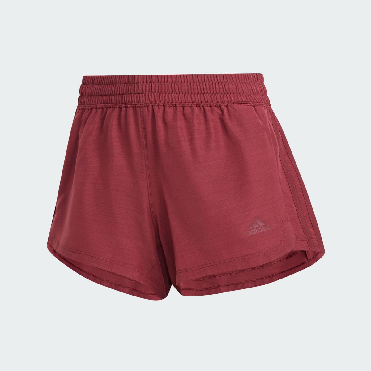 Adidas Pacer 3-Stripes Woven Heather Shorts. 4