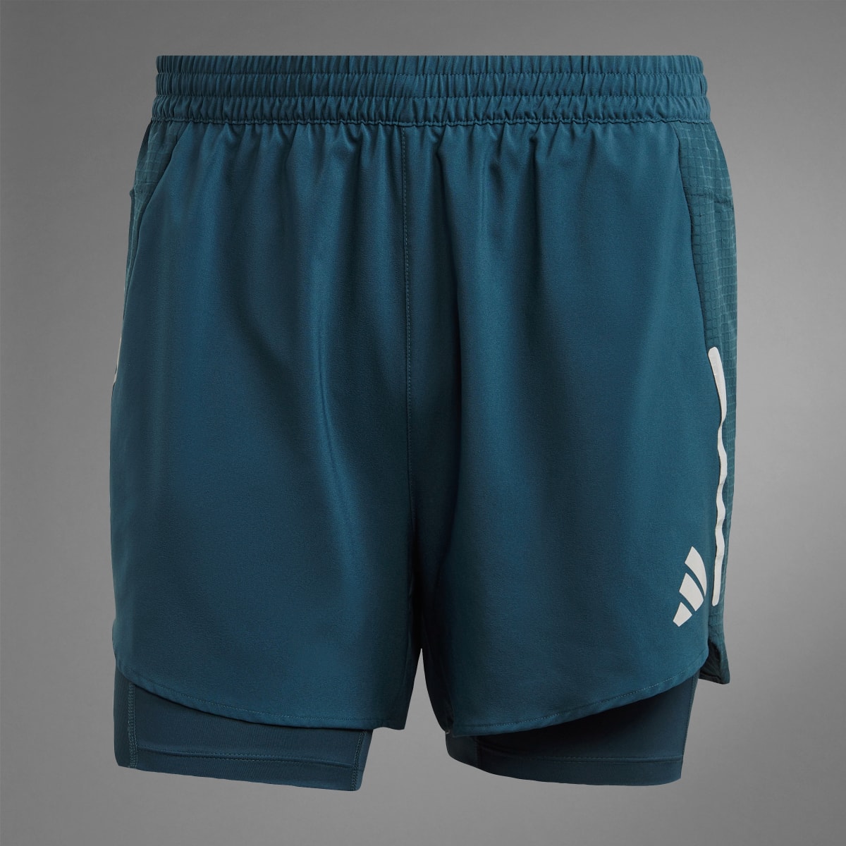 Adidas Short de running 2 en 1 Designed 4. 9