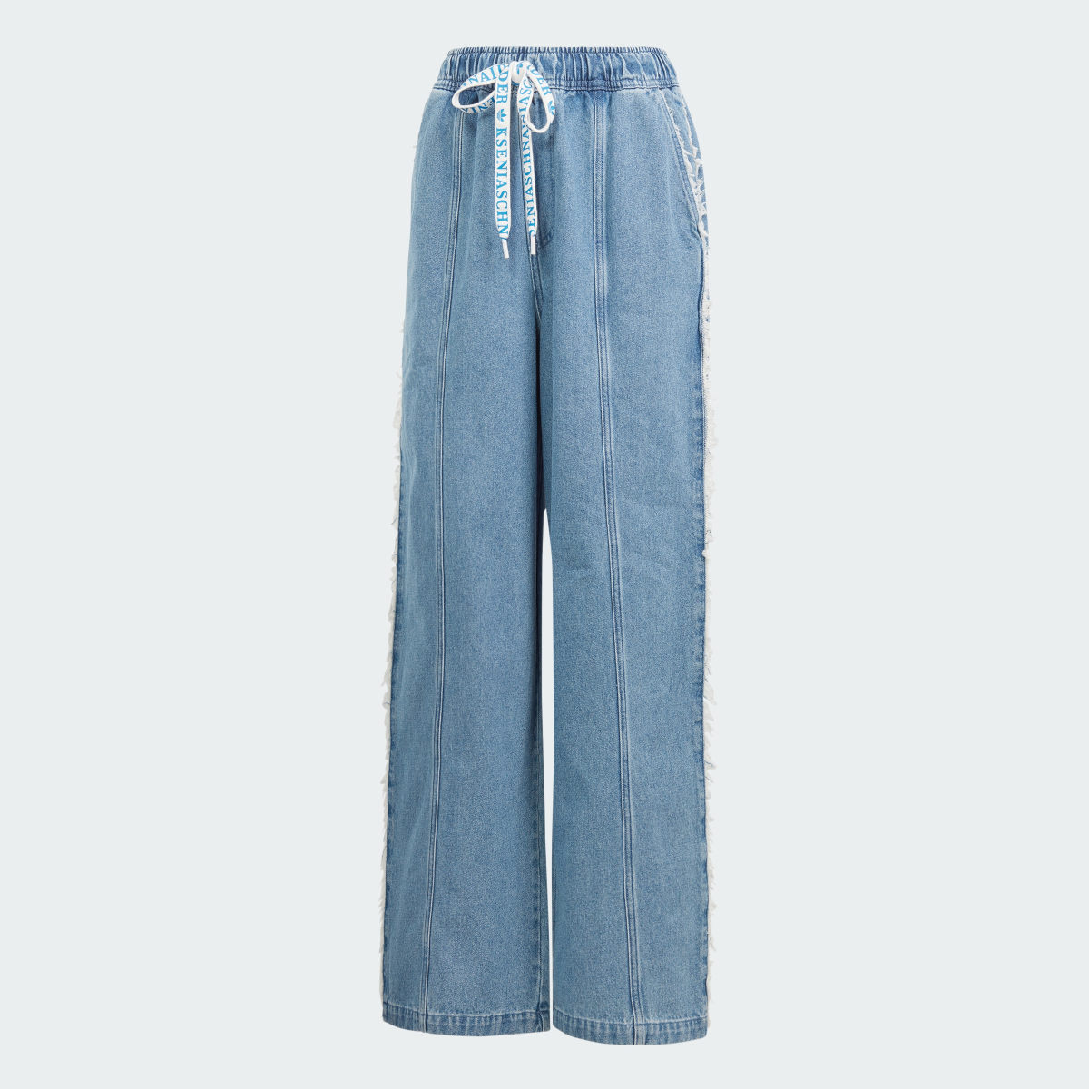 Adidas Originals x KSENIASCHNAIDER Denim Frayed Jeans. 5