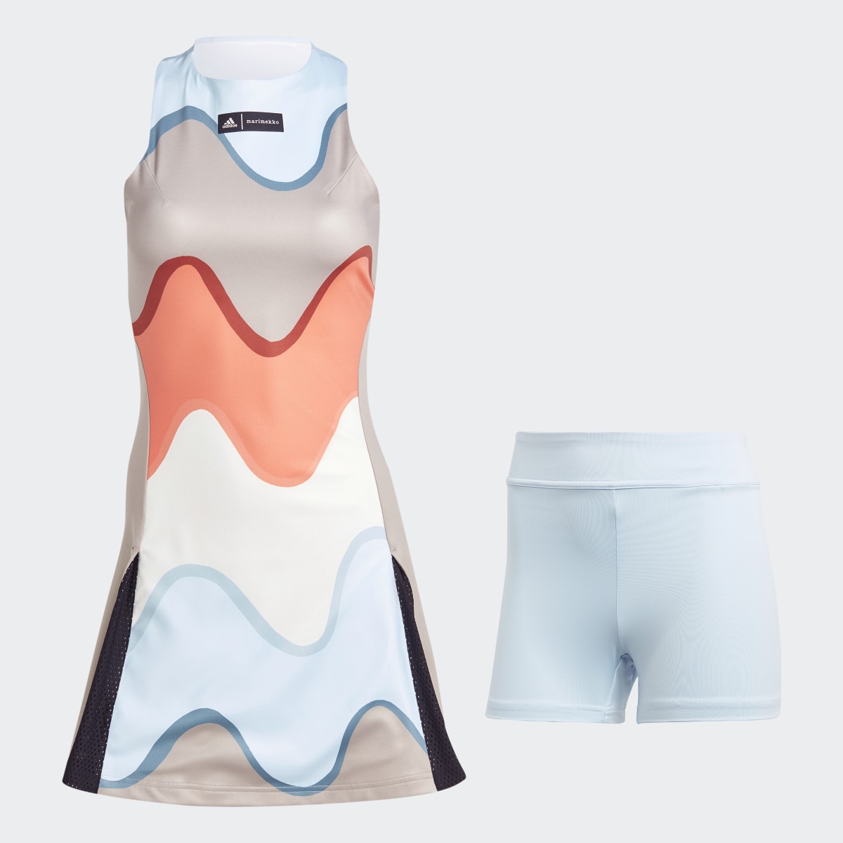 Adidas Robe de tennis Marimekko. 5