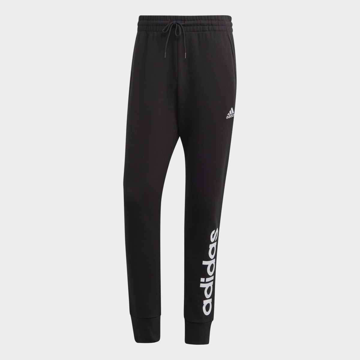 Adidas Essentials French Terry Tapered Cuff Logo Hose. 4