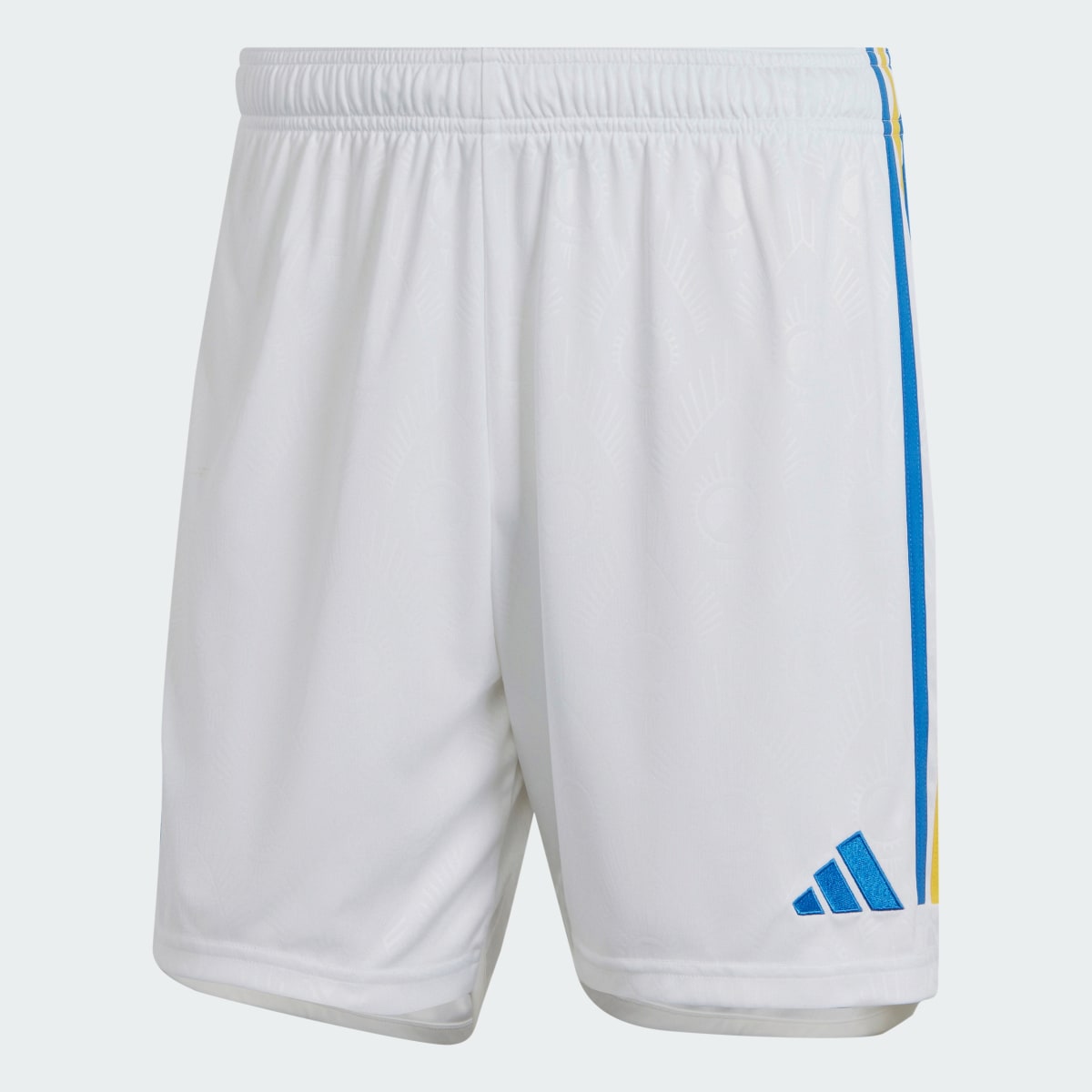 Adidas Calções Principais 23/24 do Leeds United FC. 4