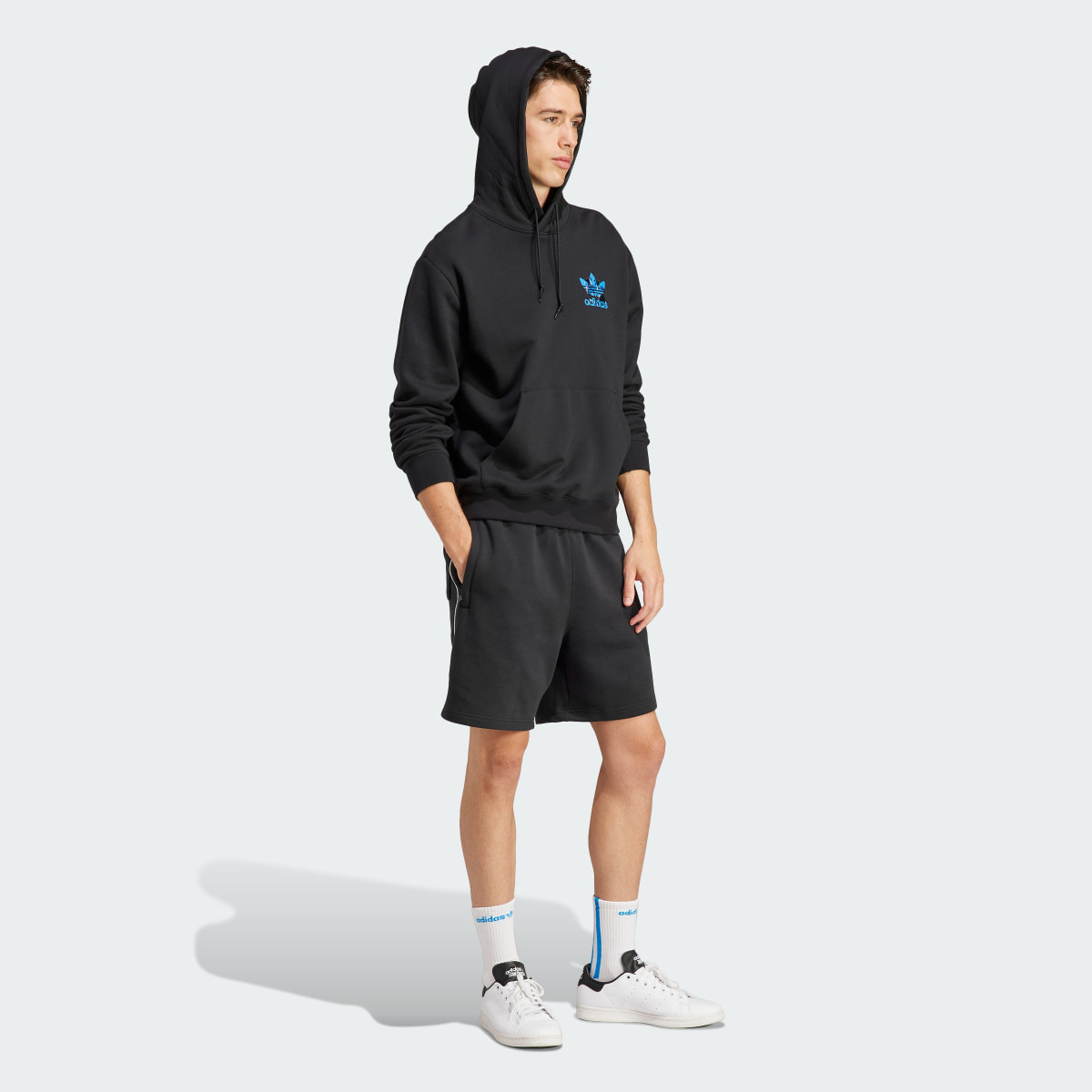 Adidas Graphic Liquid Trefoil Hoodie. 4