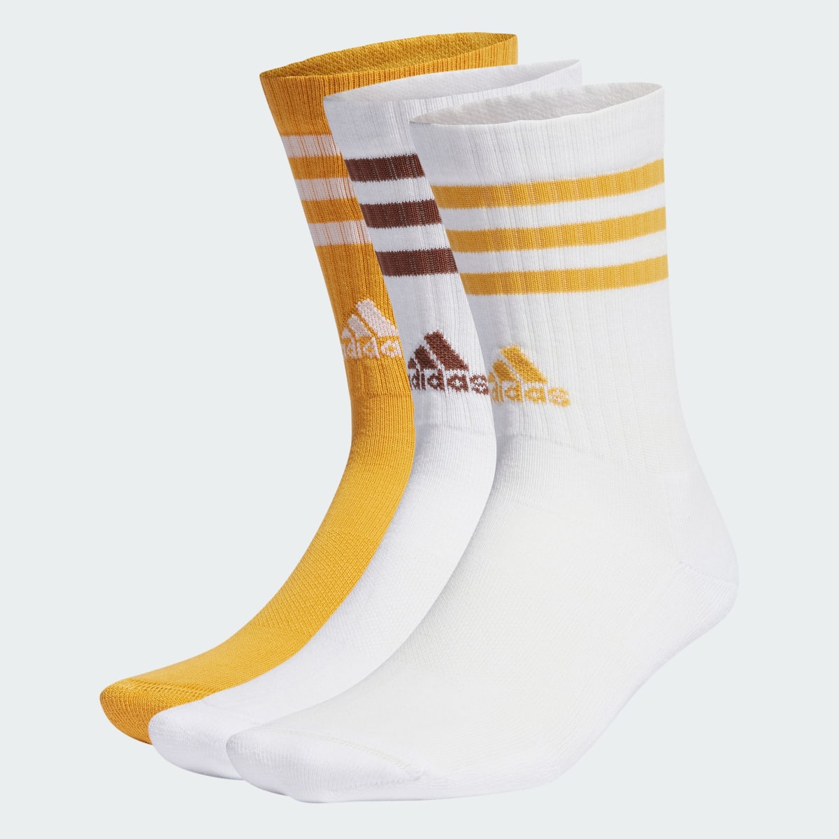 3-Stripes Cushioned Crew Socks 3 Pairs