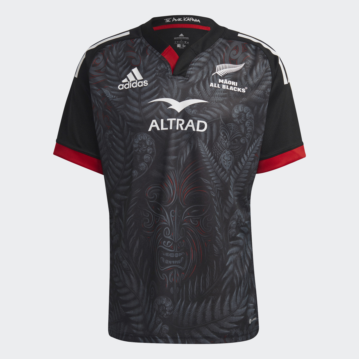 Adidas Maori All Blacks Rugby Replica Home Jersey. 6