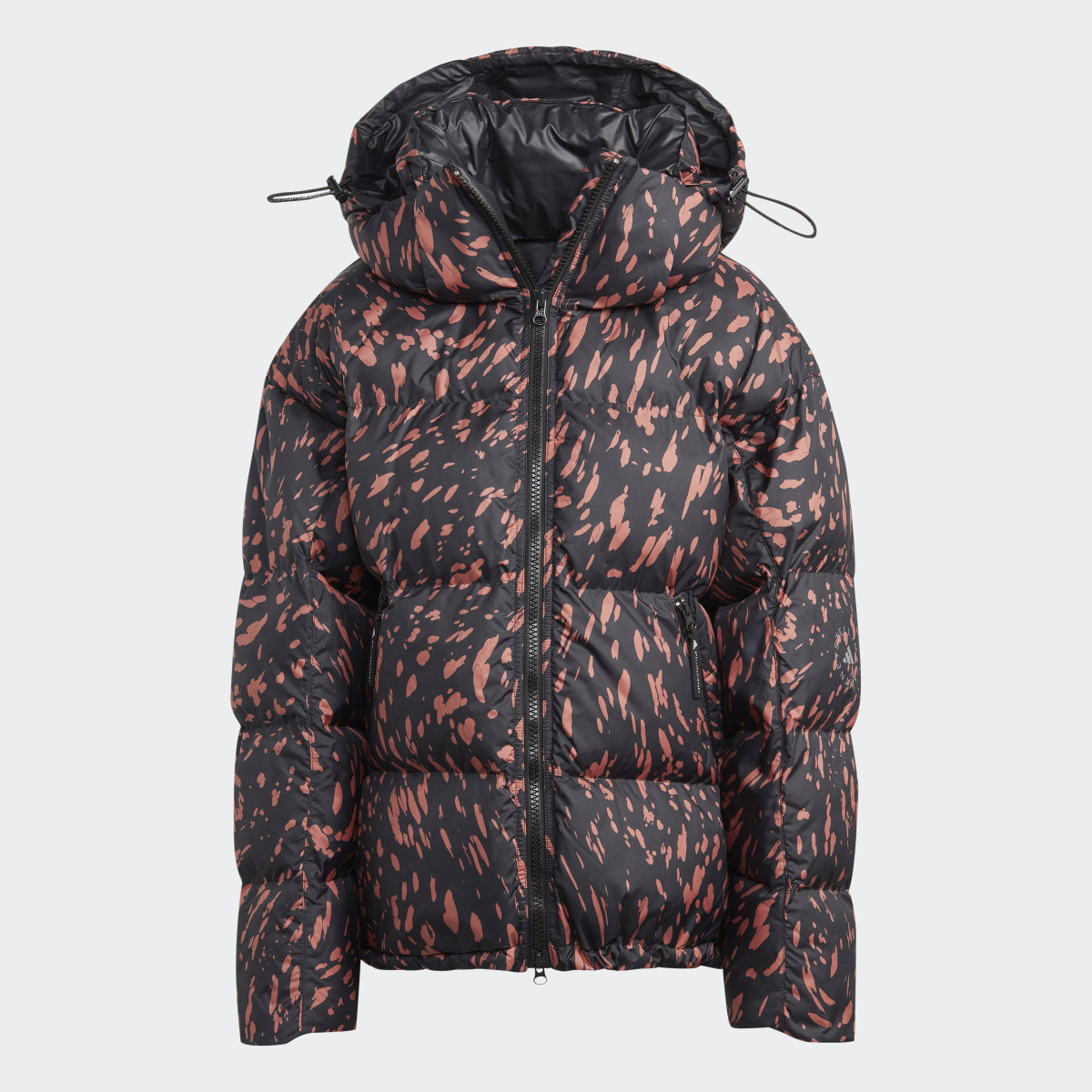 Adidas by Stella McCartney Mid-Length Printed Padded Winter Jacket. 4