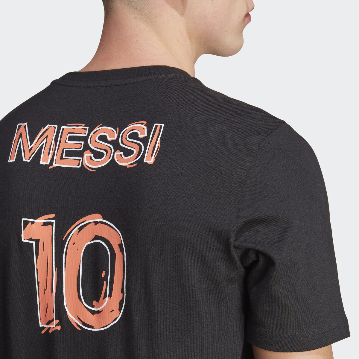 Adidas Messi Football Icon Graphic T-Shirt. 7