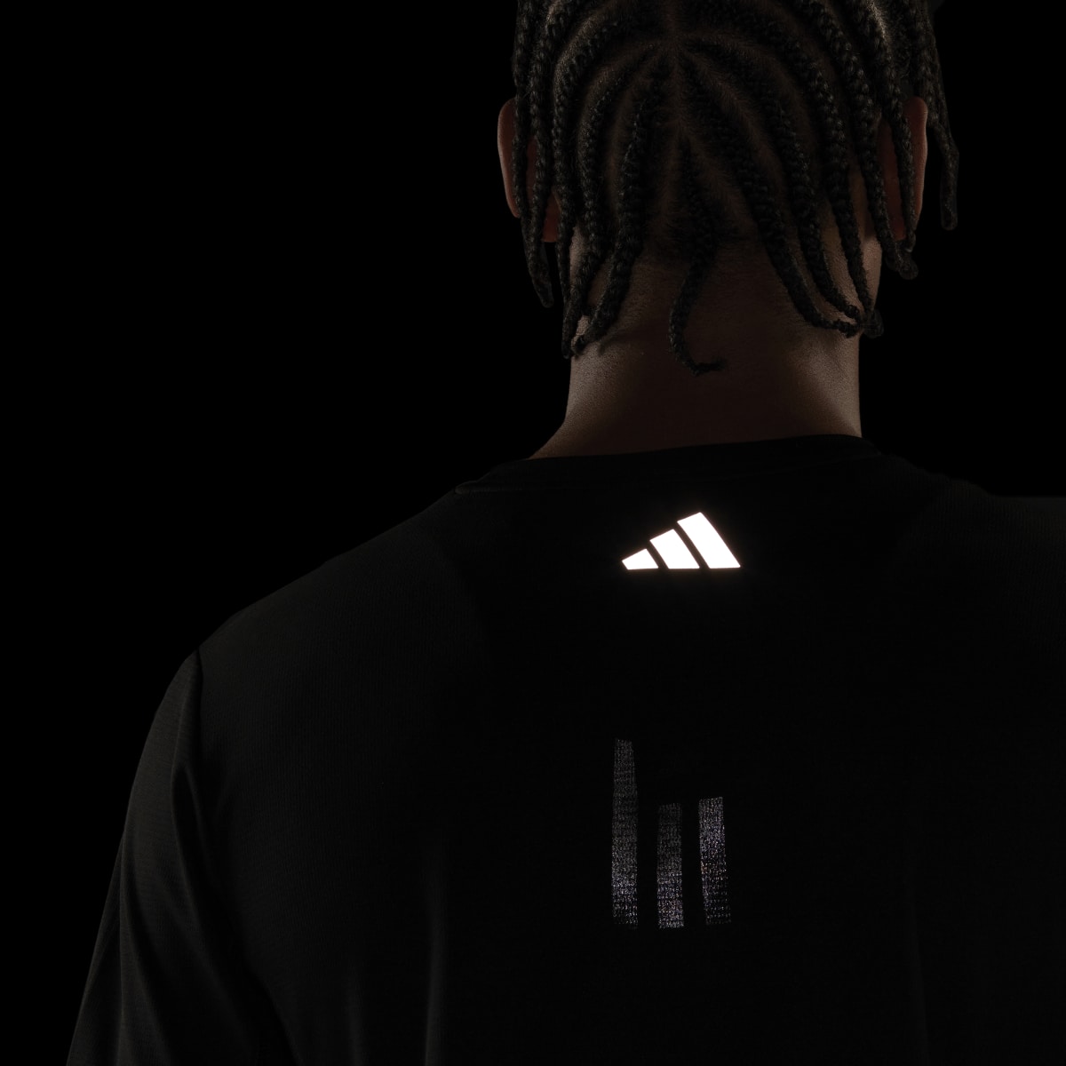 Adidas Run Icons 3 Bar Logo Tişört. 7