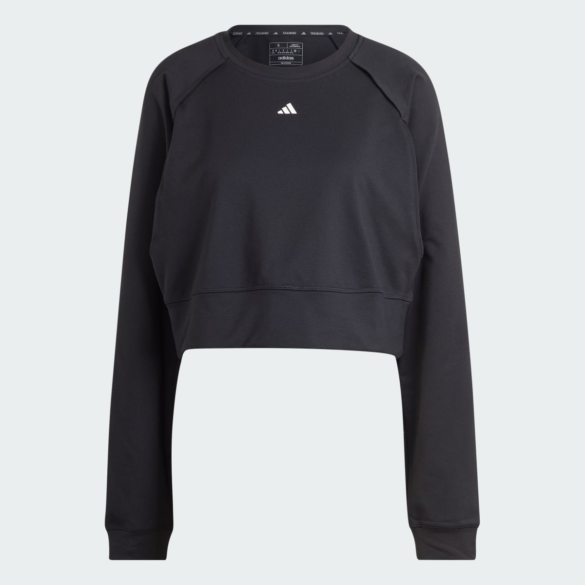 Adidas Power AEROREADY Crop Cover-Up Sweatshirt. 6