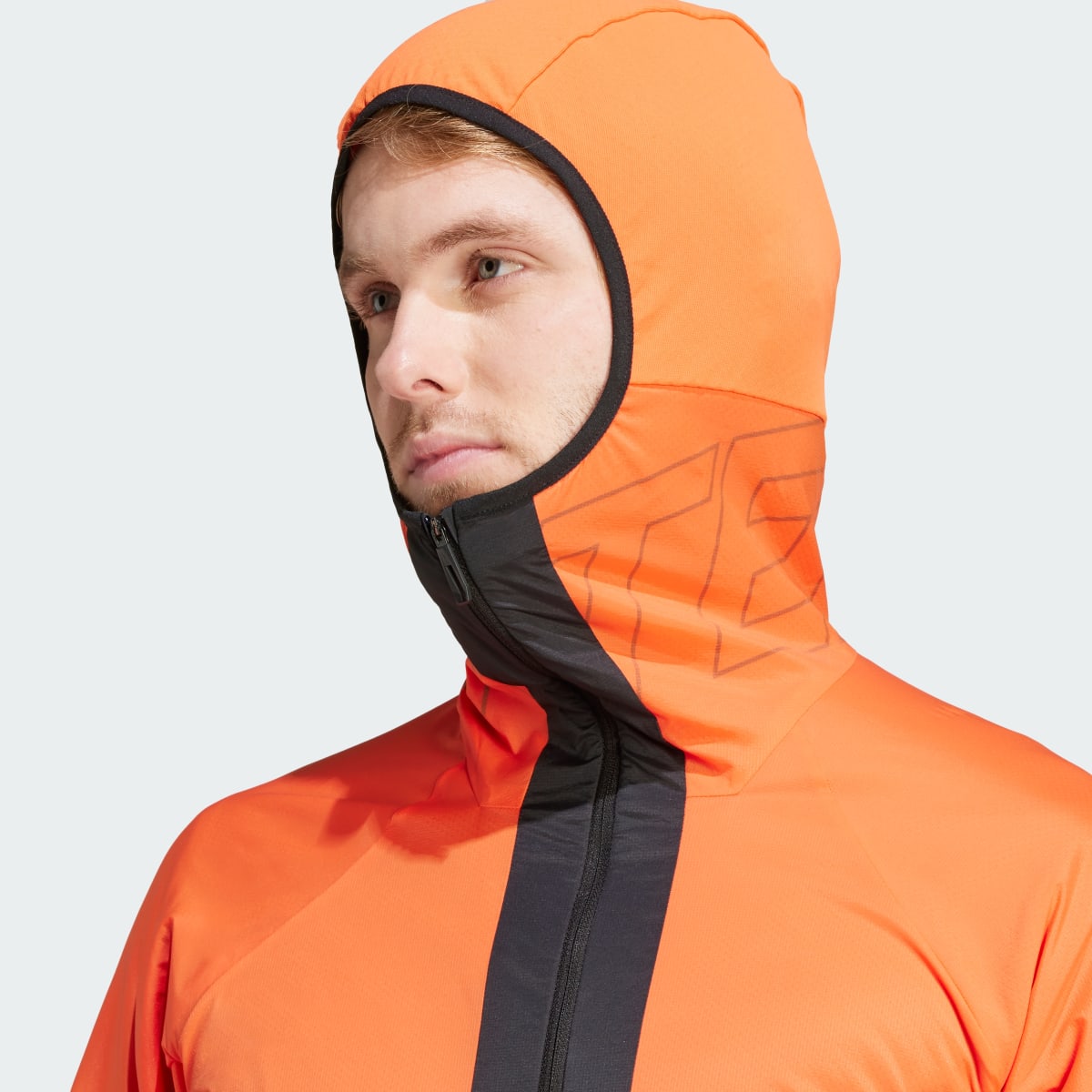 Adidas Veste ultralégère en molleton à capuche et demi-zip Techrock. 6