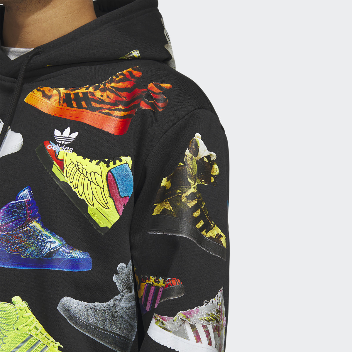 Adidas Camisola com Capuz Jeremy Scott Archive. 6