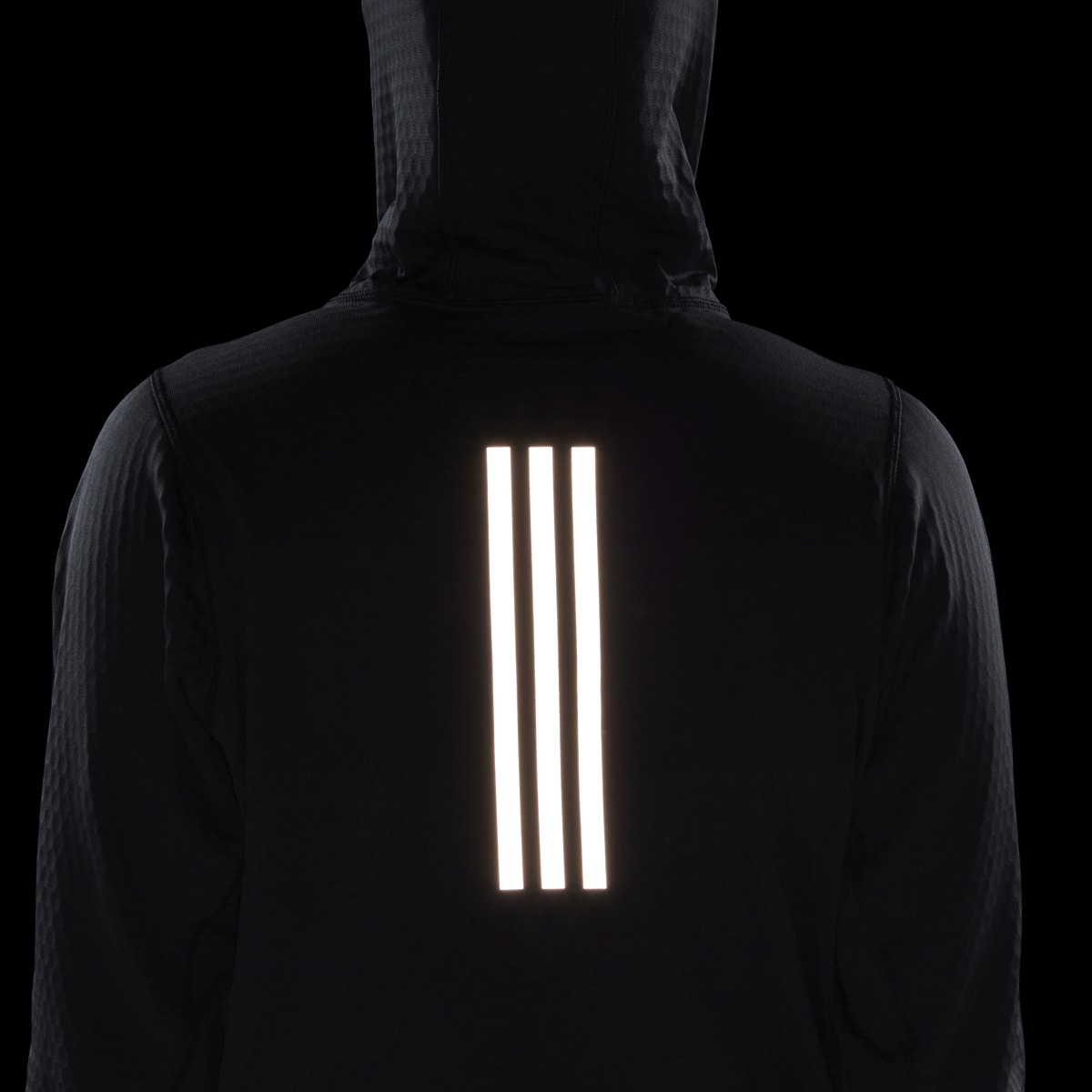 Adidas Sweat-shirt à capuche manches longues de running X-City Flooce. 7