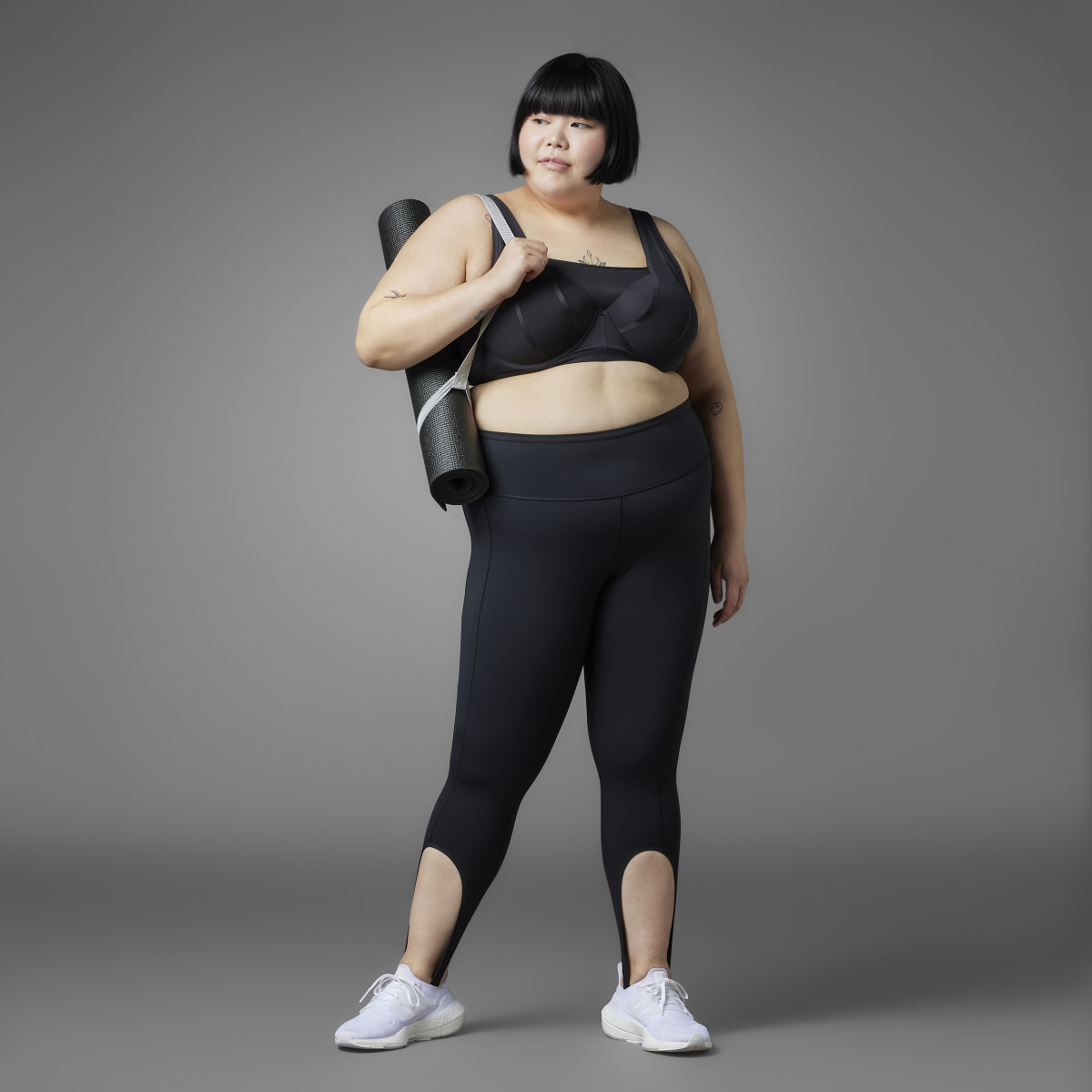 Adidas Collective Power TLRD Impact Luxe High-Support Bra (Plus Size). 7