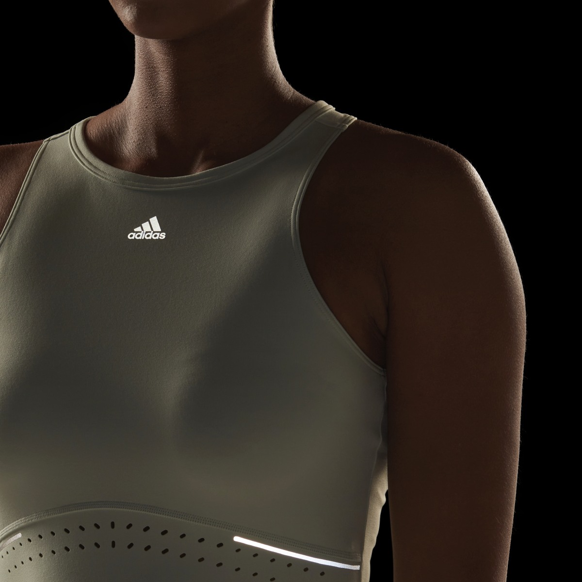 Adidas HIIT 45 Seconds Fitted Tank Top. 6