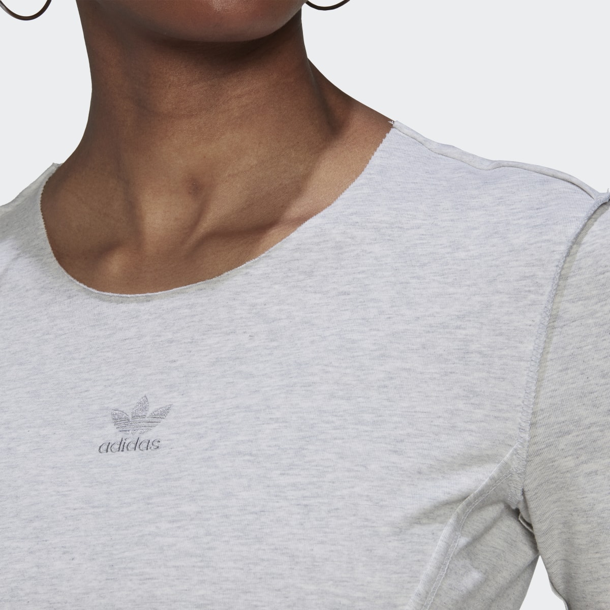 Adidas Crop Loungewear T-Shirt. 6