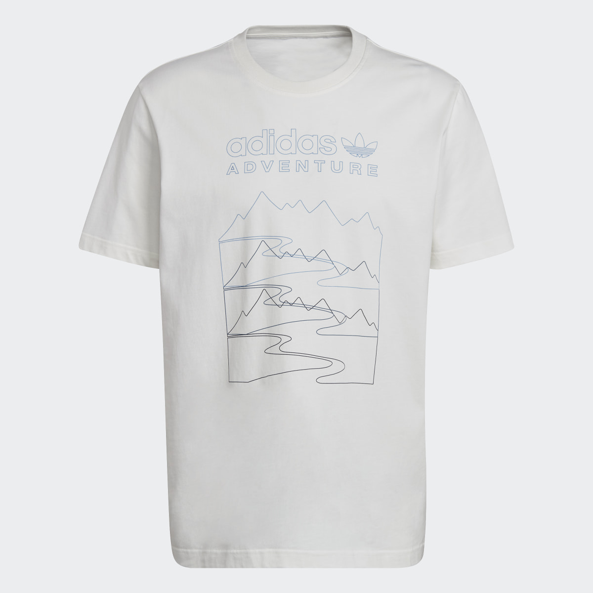 Adidas Adventure Mountain Front T-Shirt. 5