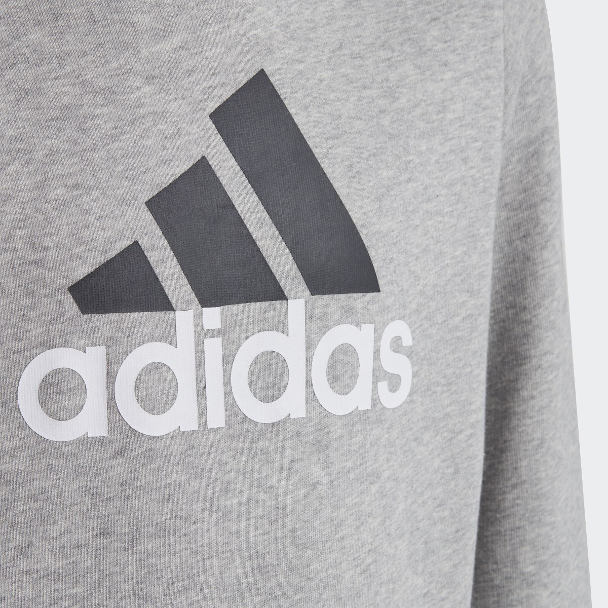 Adidas Sweat-shirt à capuche bicolore en coton Big Logo Essentials. 5