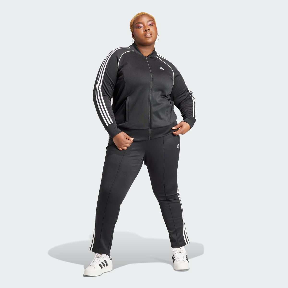 Adidas Adicolor Classics SST Track Jacket (Plus Size). 4