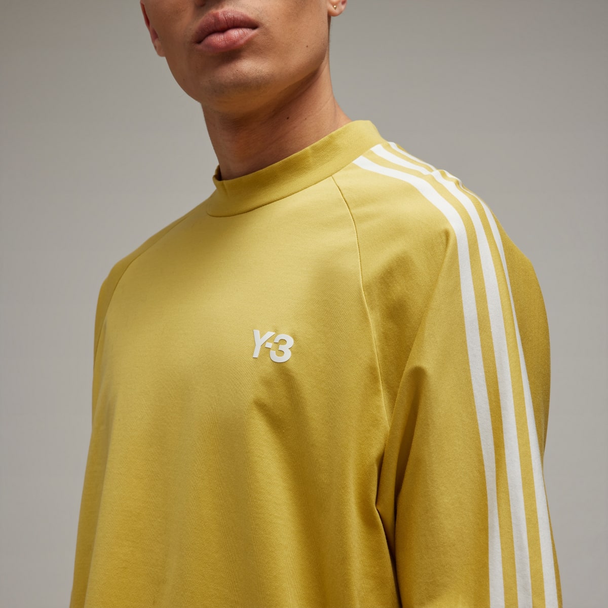 Adidas T-shirt à manches courtes en molleton Y-3 3-Stripes. 6