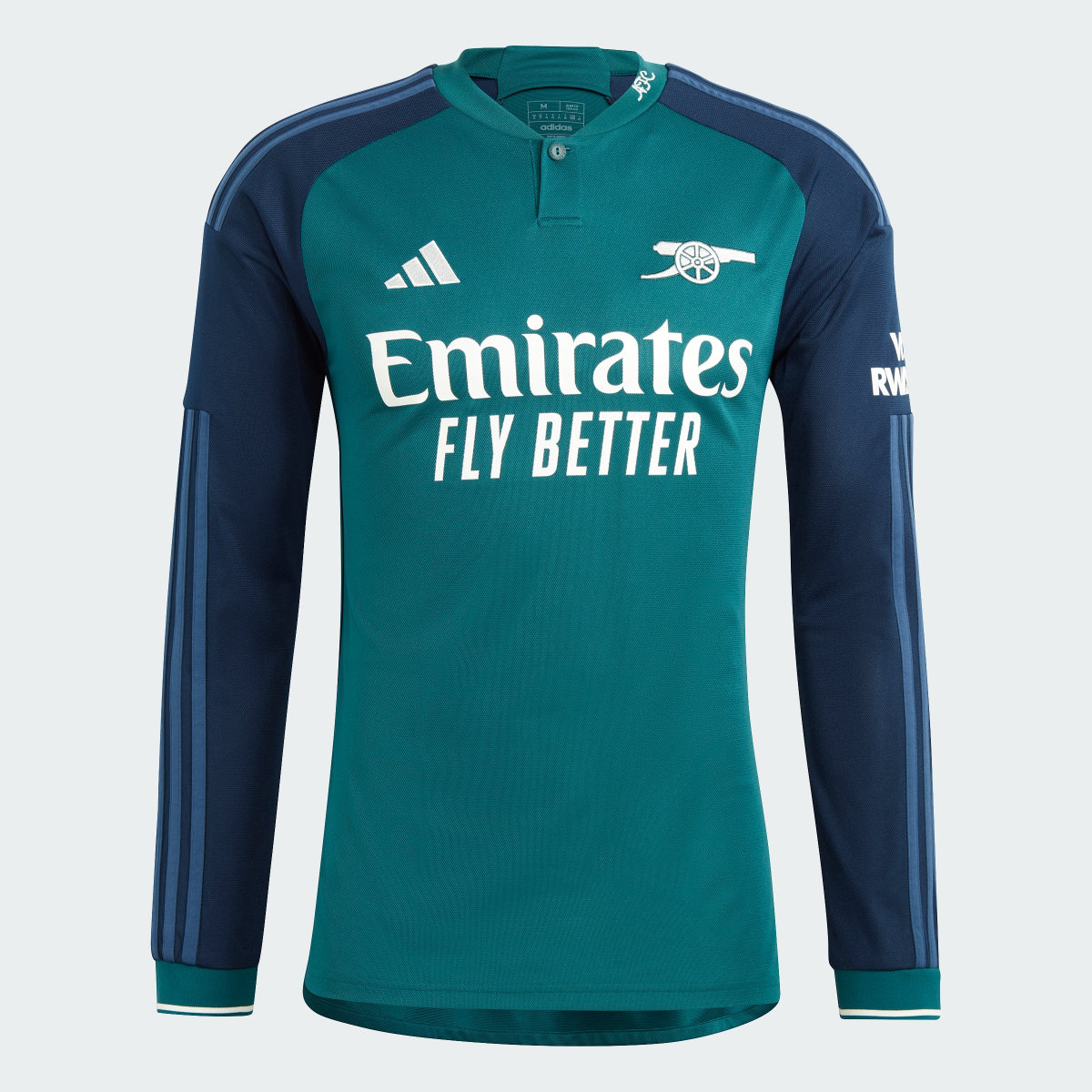 Adidas Arsenal 23/24 Long Sleeve Third Jersey. 5