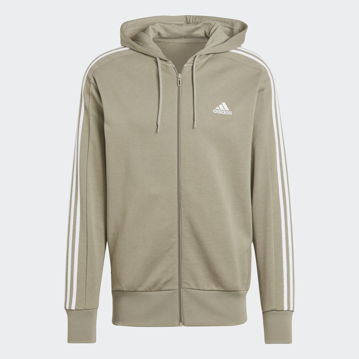 Adidas Chaqueta con capucha Essentials French Terry 3 bandas. 5