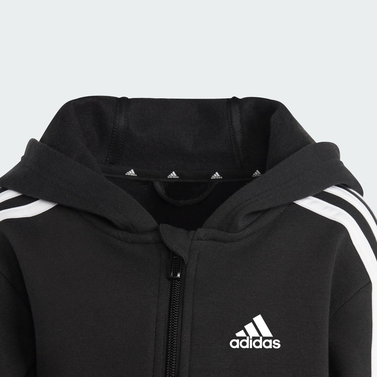 Adidas Essentials 3-Stripes Zip Hoodie. 5