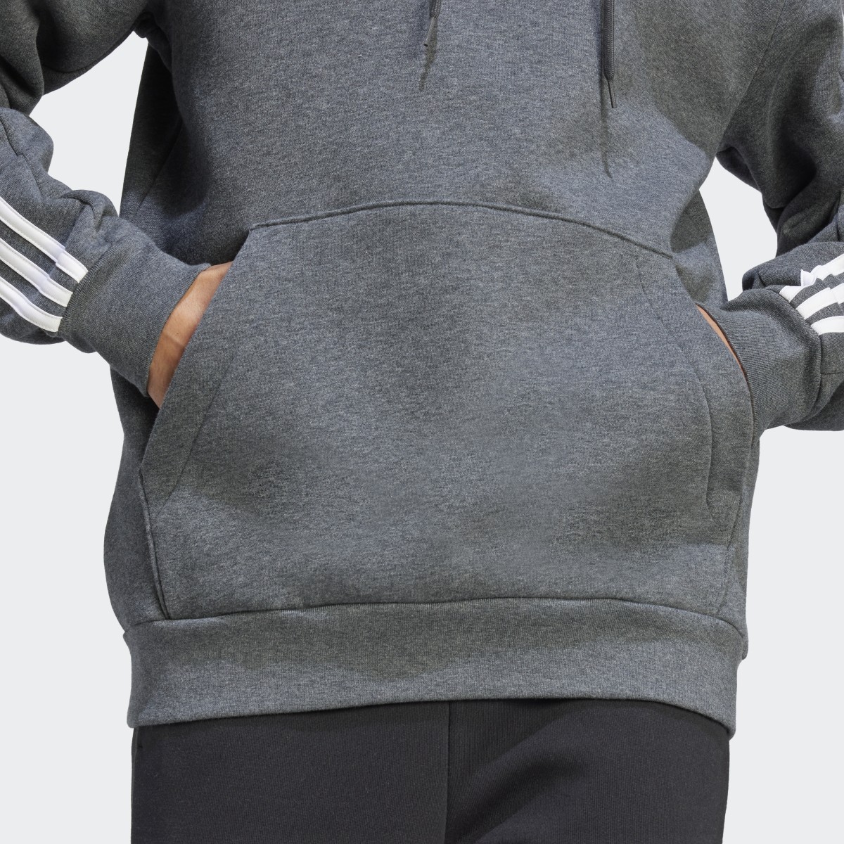 Adidas Camisola com Capuz em Fleece 3-Stripes Essentials. 7