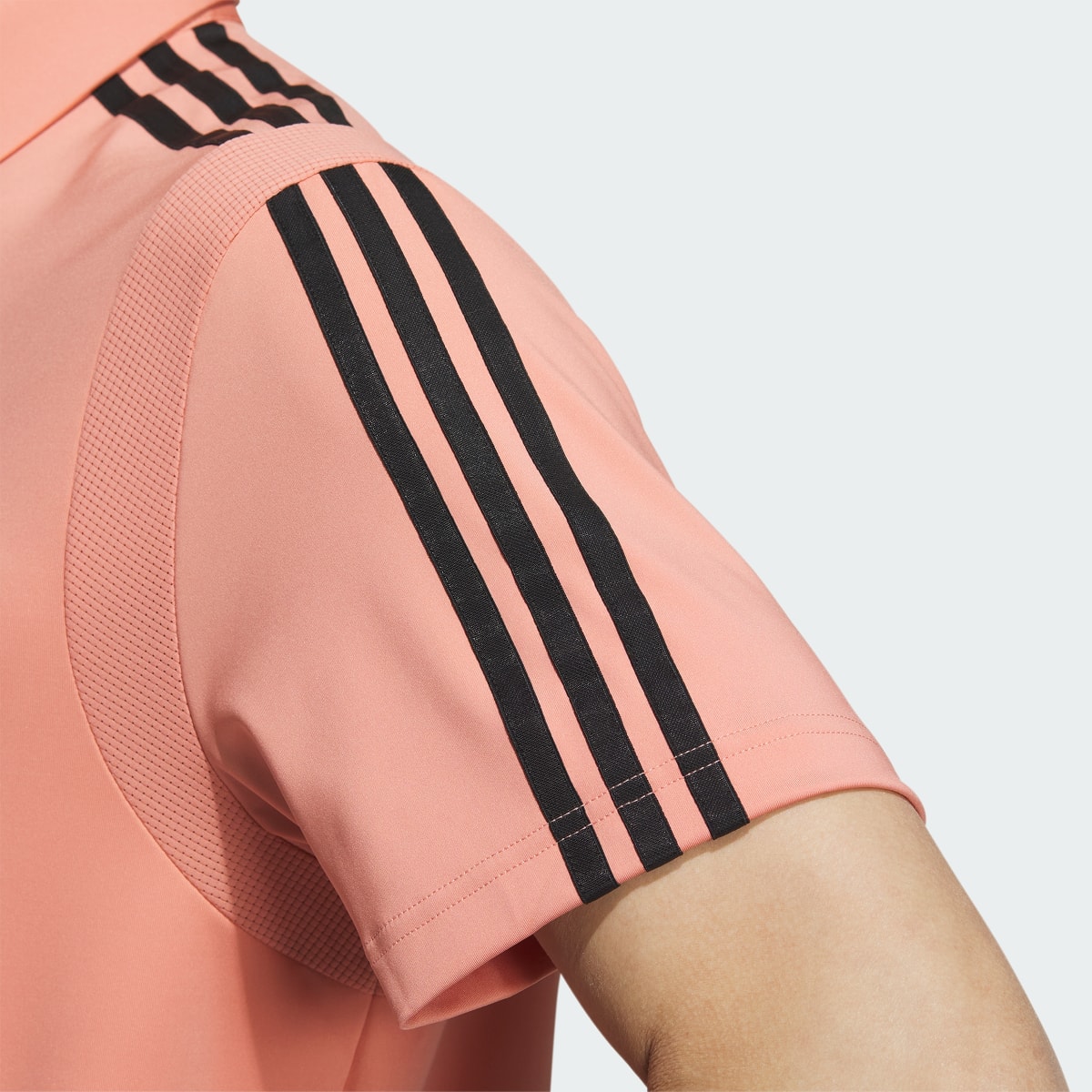 Adidas HEAT.RDY 3-Stripe Short Sleeve Polo Shirt. 6