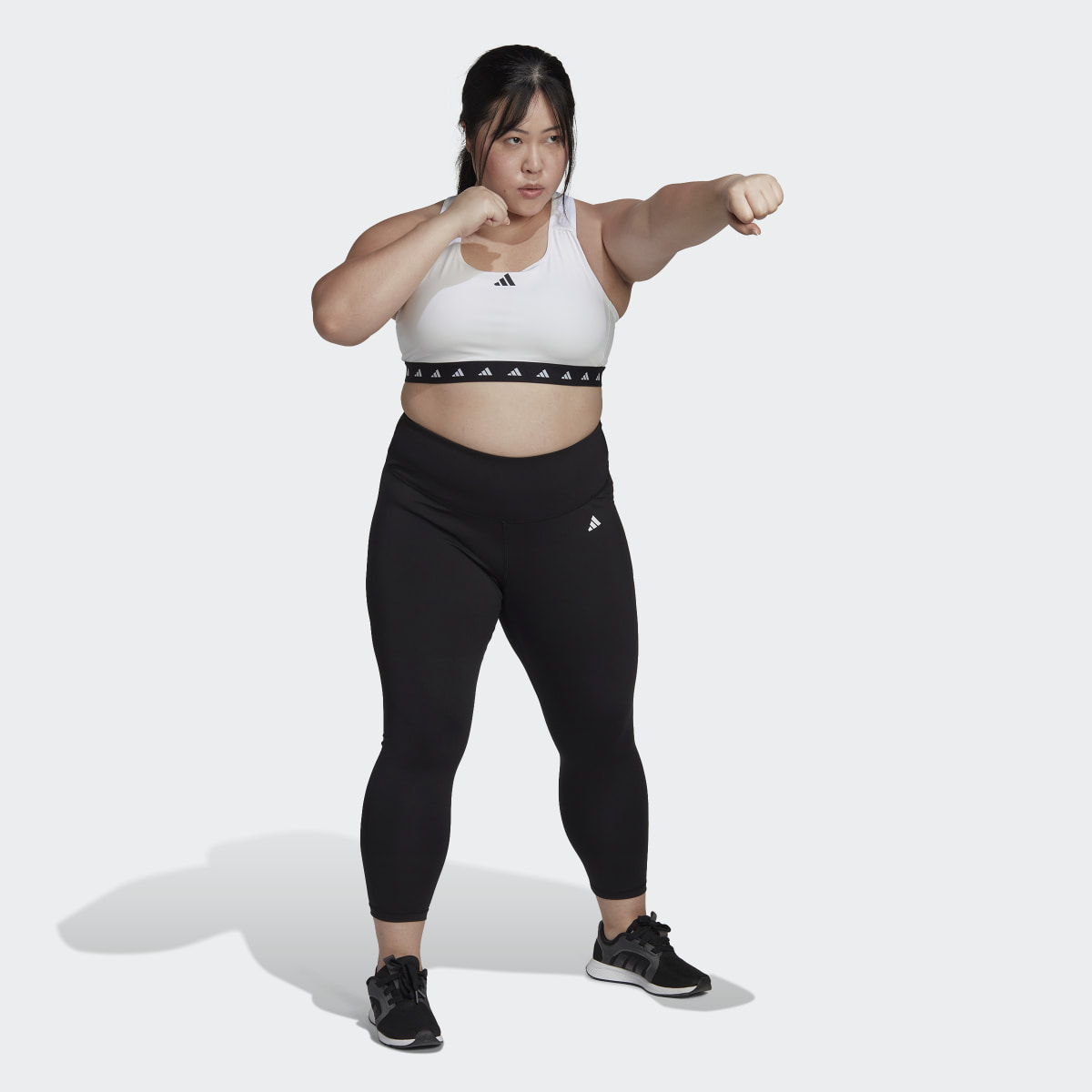 Adidas Legginsy Training Essentials High-Waisted 7/8 (Plus Size). 4